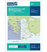 Seekarten Griechenland Imray Seekarte Griechenland G1, Mainland Greece and the Peloponnisos 1:729.000 FB Imray Laurie Norie & Wilson