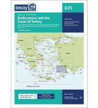 Imray Seekarten Imray Seekarte Griechenland - G35 Dodecanese and the Coast of Turkey 1:190.000 FB Imray Laurie Norie & Wilson