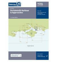 Imray Charts Y35L, Laminated, Portsmouth Harbour & Approaches (Small Format), Chart FB Imray Laurie Norie & Wilson