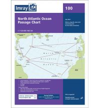 Seekarten Nordatlantik Imray Seekarte - 100 North Atlantic Ocean Passage Chart 1:7.620.000 FB Imray Laurie Norie & Wilson