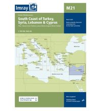Imray Seekarten Imray Seekarte M21 - South Coast of Turkey, Syria, Lebanon and Cyprus 1:785.000 FB Imray Laurie Norie & Wilson