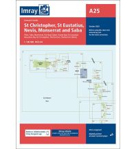Imray Charts Imray Seekarte A25 – St Eustatius, St Christopher, Nevis, Monserrat and Saba 1:30.000/1:100.000 Imray, Laurie, Norie & Wilson Ltd.