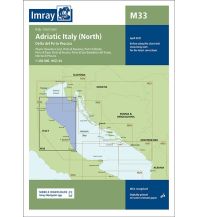Imray Seekarten Imray Seekarte M33 - Adriatic Italy (North) 1:350.000 FB Imray Laurie Norie & Wilson