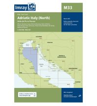 Imray Seekarten Imray Seekarte M33 - Adriatic Italy (North) 1:350.000 FB Imray Laurie Norie & Wilson