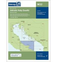 Imray Charts Imray Seekarte M32 - Adriatic Italy (South) 1:325.000 Imray, Laurie, Norie & Wilson Ltd.