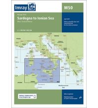 Imray Seekarten Imray Seekarte Italien M50 - Sardegna to Ionian Sea 1:1.000.000 FB Imray Laurie Norie & Wilson