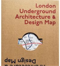 London Underground Architecture & Design Map Blue Crow Media