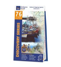Wanderkarten Irland OSi Discovery Map 76, Carlow, Kilkenny, Waterford, Wexford 1:50.000 Ordnance Survey UK