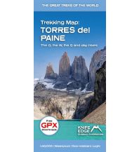 Torres del Paine: Trekking Map Knife Edge