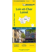 Straßenkarten Frankreich Michelin Carte Local 318 Loir-et-Cher, Loiret (Loire-Tal) 1:150.000 Michelin