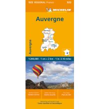 Road Maps France Michelin Auvergne-Limousin 522 Michelin