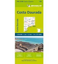 Straßenkarten Spanien Michelin Costa Daurada Michelin