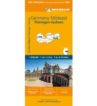 Straßenkarten Deutschland Michelin Thüringen, Sachsen Michelin
