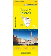 Straßenkarten Italien Michelin Regionalkarte 358 Italien, Toskana 1:200.000 Michelin