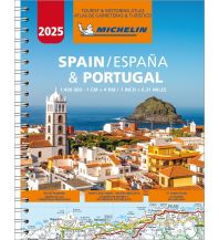 Reise- und Straßenatlanten Michelin Straßenatlas Spanien & Portugal mit Spiralbindung Michelin