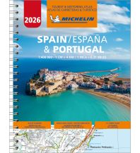 Reise- und Straßenatlanten Michelin Straßenatlas Spanien & Portugal mit Spiralbindung Michelin