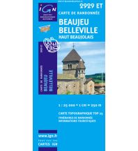 Hiking Maps France Beaujeu, Belleville IGN