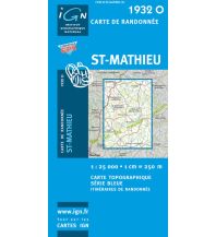 Hiking Maps France IGN WK 1932 Top 25 Frankreich - St-Mathieu 1:25.000 IGN