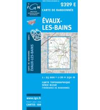 Hiking Maps France IGN WK 2329 E Top 25 Frankreich - Evaux-les-Bains 1:25.000 IGN
