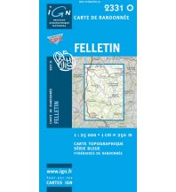 Hiking Maps France IGN WK 2331 OT Top 25 Frankreich - Felletin 1:25.000 IGN