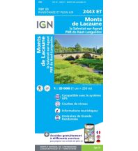 Hiking Maps IGN Carte 2443 ET Frankreich - Monts de Lacaune 1:25.000 IGN