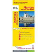 Straßenkarten Frankreich IGN Straßenkarte Frankreich - Nantes et ses environs. Nantes und Umgebung 1:80.000 IGN
