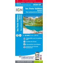 Hiking Maps IGN Carte 3534 OT-R Frankreich - Les Trois Vallees 1:25.000 IGN