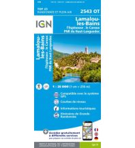 Hiking Maps France IGN Carte 2543 OT Frankreich - Lamalou-les-Bains 1:25.000 IGN