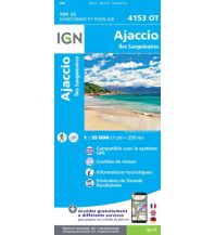 Wanderkarten Frankreich IGN Carte 4153 OT, Ajaccio 1:25.000 IGN