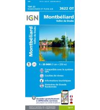 Wanderkarten IGN Carte 3622 OT Frankreich - Montbeliard / Mömpelgard 1:25.000 IGN