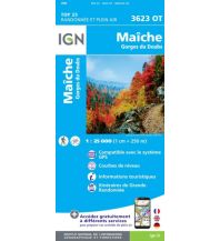 Wanderkarten Frankreich IGN Carte 3623 OT Frankreich - Maîche 1:25.000 IGN
