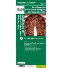 Les chemins vers Saint-Jacques de Compostelle IGN