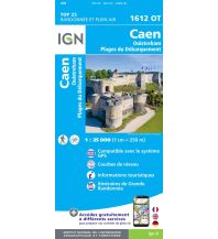 Wanderkarten Frankreich IGN Carte 1612 ET, Caen 1:25.000 IGN