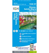 Hiking Maps Pyrenees IGN Carte 1546 OT, Oloron-Sainte-Marie 1:25.000 IGN