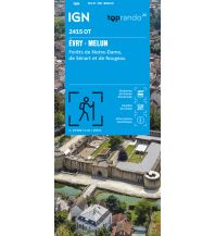 Wanderkarten Frankreich IGN Carte 2415 OT, Évry, Melun 1:25.000 IGN