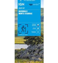 Wanderkarten Frankreich IGN Carte 2537 OT, Nasbinals, Monts d'Aubrac 1:25.000 IGN