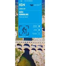 Hiking Maps France IGN Carte 2941 OT, Uzès, Remoulins 1:25.000 IGN