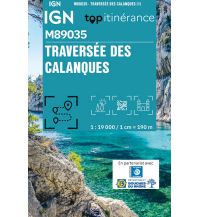 Weitwandern Mini Traversée des Calanques 1:19.000 IGN
