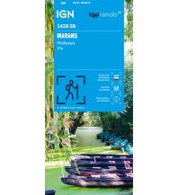 Hiking Maps France IGN Carte 1428 SB, Marans, Maillezais, Vix 1:25.000 IGN