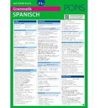 Sprachführer PONS Grammatik auf einen Blick Spanisch Klett Verlag