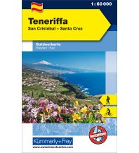 Hiking Maps Europe Teneriffa San Cristobal - Santa Cruz Hallwag Kümmerly+Frey AG