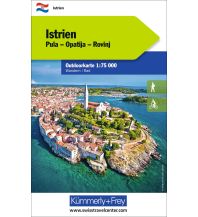 Wanderkarten K+F Outdoorkarte Istrien/Istra/Istria 1:75.000 Hallwag Kümmerly+Frey AG