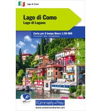 Hiking Maps Switzerland Outdoorkarte 9, Lago di Como, Lago di Lugano 1:50 000 Hallwag Kümmerly+Frey AG