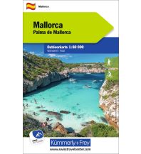 Hiking Maps Spain K+F-Outdoorkarte Mallorca 1:80 000 Hallwag Kümmerly+Frey AG