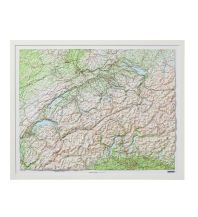 Raised Relief Maps Schweiz Kunststoffrelief 1:500 000 Hallwag Kümmerly+Frey AG