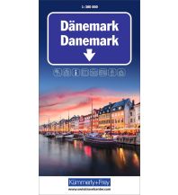 Straßenkarten Skandinavien Dänemark Strassenkarte 1:300 000 Hallwag Kümmerly+Frey AG