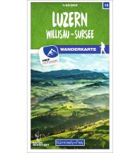 Luzern 12 Wanderkarte 1:40 000 matt laminiert Hallwag Kümmerly+Frey AG