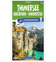 Hiking Maps K+F-Wanderkarte 30, Thunersee, Adelboden, Kandersteg 1:40.000 Hallwag Kümmerly+Frey AG