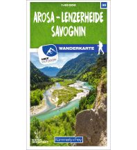 Hiking Maps Switzerland K+F-Wanderkarte 35, Arosa, Lenzerheide, Savognin 1:40.000 Hallwag Kümmerly+Frey AG
