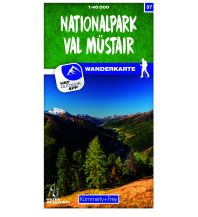 Hiking Maps Switzerland K+F-Wanderkarte 37, Nationalpark, Val Müstair 1:40.000 Hallwag Kümmerly+Frey AG